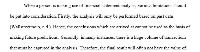 what-are-some-limitations-of-financial-statements-analysis