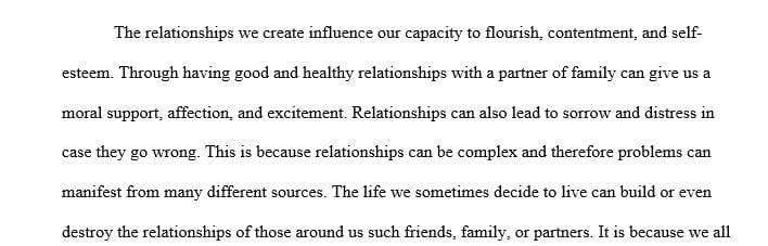 Analyze a current or past relationship (personal or professional) and create a strategy for managing it.