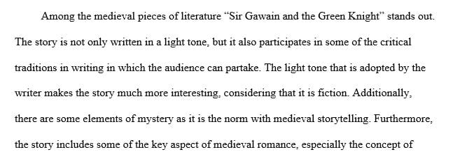 Analyze one or more key elements of Simon Armitage's translation of Sir Gawain and the Green Knight.