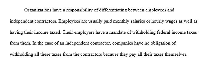 Analyze whether the employee qualifies as an employee or independent contractor.