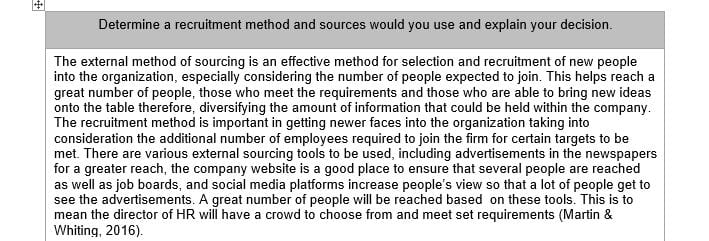 Answer the corresponding questions on the HR Case Study Scenario Worksheet.