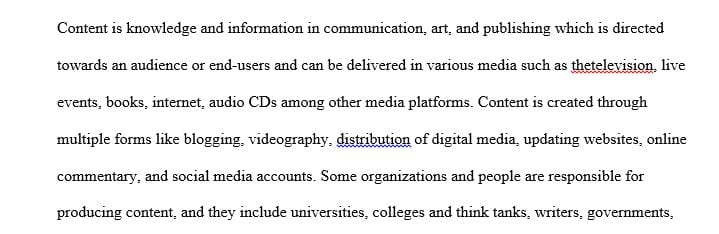 Assessing a way (or ways) in which the production of content by end-users of new media devices