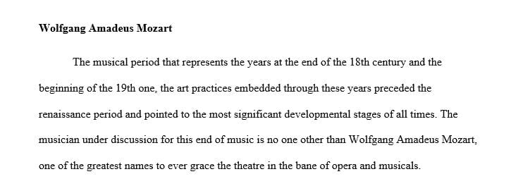 Choose a musical artist (from any music era) and provide a 1-2 page summary of the background or history of the artist.