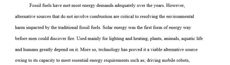 Choose your favorite alternative energy source