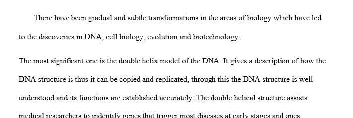 Consider the progress we have made in these areas of human knowledge.