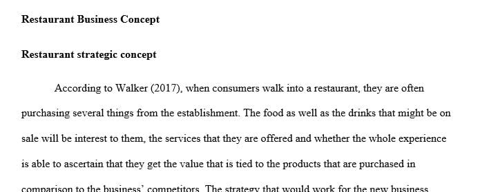 Craft a brief (1-2 pages) strategy for a business concept that would directly compete with the small business you selected