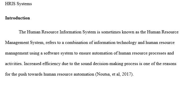 Define HRIS and explain how it differs from e-HRM