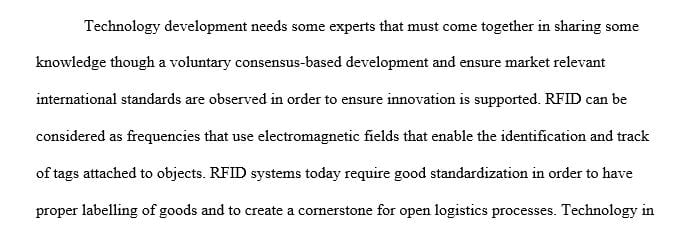 Describe what it is about the article that you believe influences RFID systems today