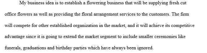 Develop an idea for a new business and conduct a feasibility analysis.