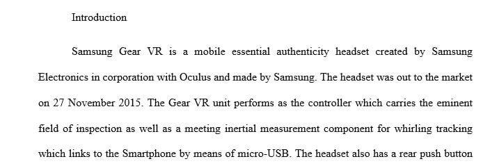 Discuss the manner by which the Samsung Gear VR was launched in foreign markets