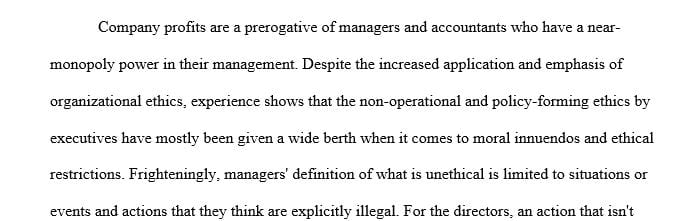 Discussion of the five generalizations from the findings in this study relating to managing earnings.