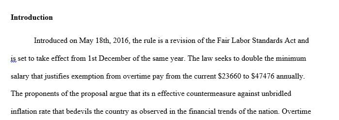 Explain the history of the federal salary threshold of the Fair Labor Standards Act of 1938