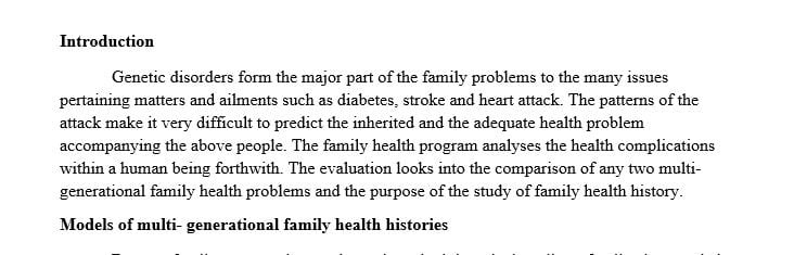 Genetic make-up revealed by family history influences risk of developing heart disease 