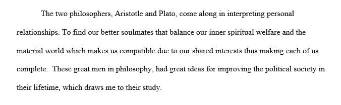 How are your two philosophers coming along