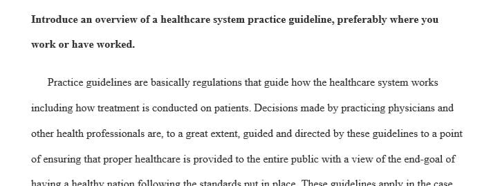 How to evaluate evidence-based practice quality improvement in a practice change