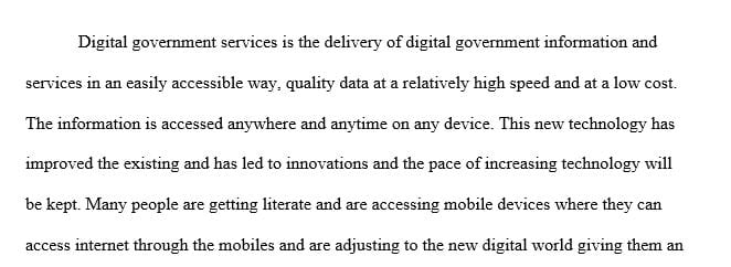 How will your administration ensure that Digital Government services are secure