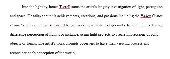 Identify and describe the ways his work has changed the way we think about sculpture