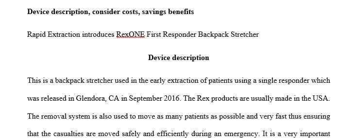 Identify four (4) new EMS products that are currently available or under development.  