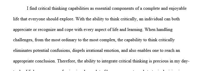 In this reflective writing exercise you will analyze yourself with regard to the stage of development