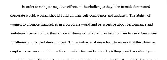 Mitigating negative effects of competition for women in careers