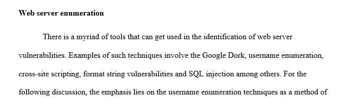 Research and describe a tool that can be used to test for web server vulnerabilities.