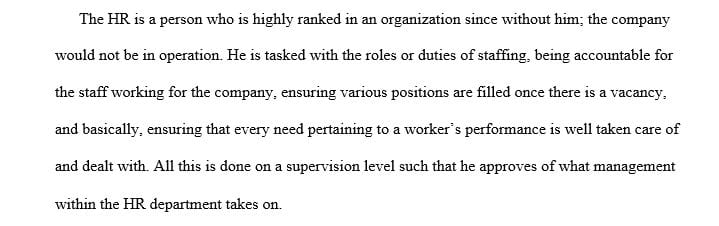 Review the HR Ethics Scenarios in the HR Ethics Scenarios Worksheet.