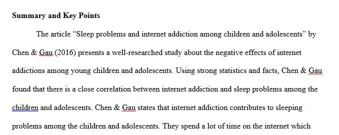 Select a topic that applies to a specific population of children or adolescents.