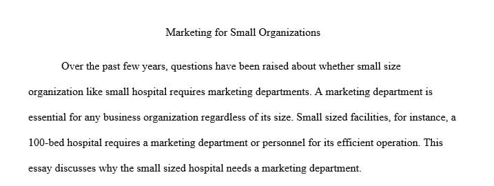 Smaller facilities often do not have a budget to cover a full-time worker