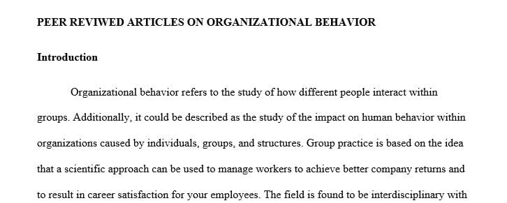 Students will sign up for two dates (separate days) to present a written minimum three page summary and analyzation of two relatively recent
