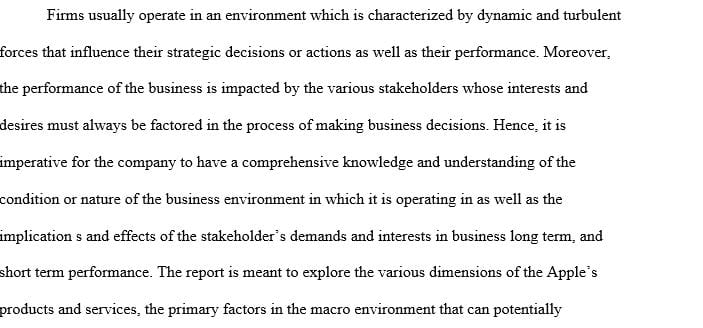 Suggest five (5) ways in which the primary stakeholders can influence the organization’s financial performance.