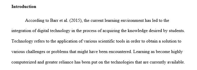 The Impact of Technology On The Cognitive Ability of College Students