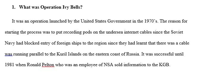 The following articles detail some of the practices the NSA uses to monitor traffic on the great transatlantic cables 