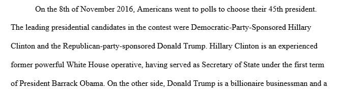 The objective here is to demonstrate the differences in their ideological perspectives  