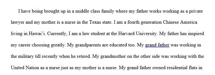 Trace your own family’s history of social mobility. 