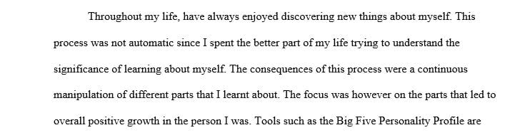 What Is My Big Five Personality Profile