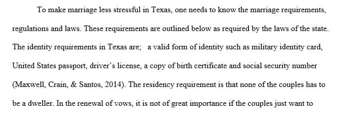 What are the requirements for marriage in your state
