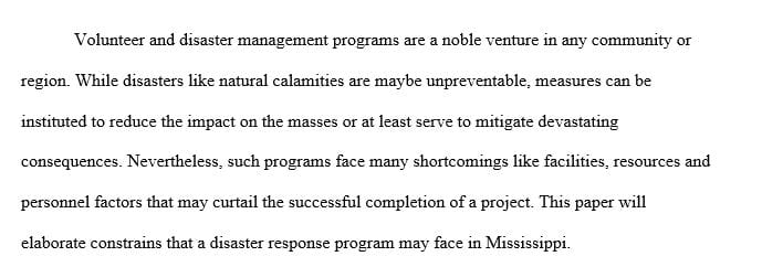 What difficulties would you have to overcome in implementing a similar program in your county