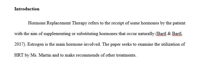 What evidence-based information will you provide to Ms. Martin regarding her concerns of HRT