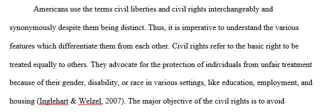 What is the difference between Civil Liberties and Civil Rights