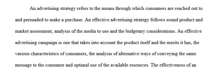 What is the most effective advertising strategy