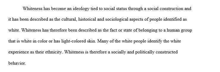 What is whiteness or the white experience according to the Documentary