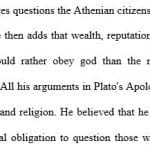 When discussing socrates, focus upon his piety and explain how his piety