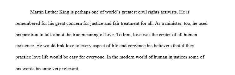 Which of the three concepts do you believe is most appropriate in dealing with contemporary civil rights issues