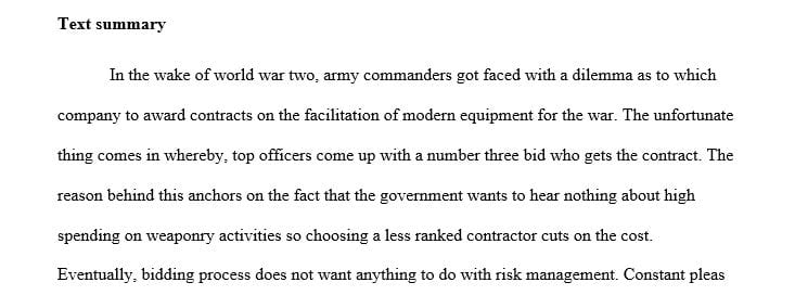 Why was a risk management plan considered unnecessary