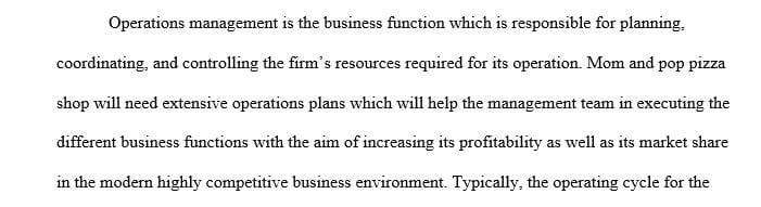 Write a 4-6 page paper detailing the various aspects of the new venture's operations