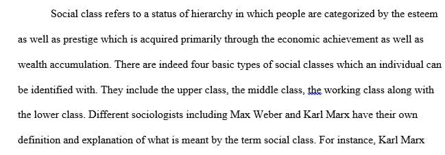 Write a document of 500–600 words detailing your demographic and psychographic profile and your social class.