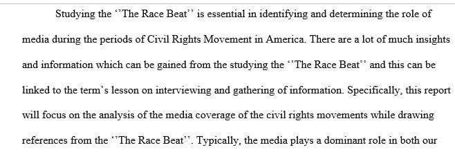 Write a report of at least 400 words telling three significant lessons about communication or journalism 