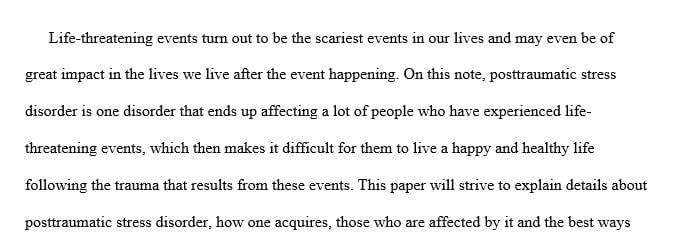 Write about veterans dealing with anxiety and PTSD disorders and ways of dealing with stress