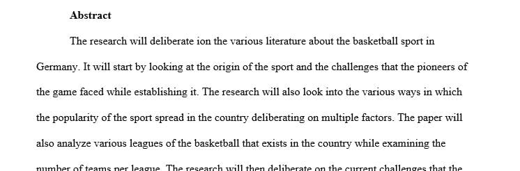 Writing proposal and a research about a global sport(1500 words minimum)