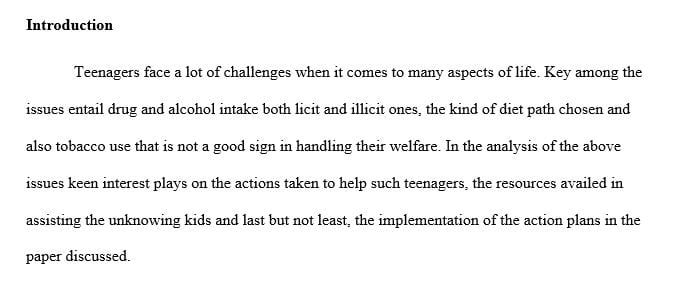 Your work involves considerable interaction with young people, ages 12-16.